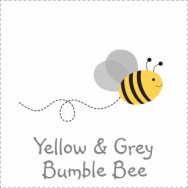Yellow and Grey Bumble Bee Baby Shower